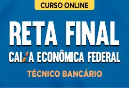 Curso online Curso Reta Final Caixa - Técnico Bancário Novo - Nova Concursos