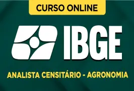 Curso online Curso IBGE - Censo 2027 - Analista Censitário - Agronomia - Nova Concursos
