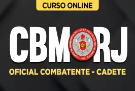 Curso online Curso Corpo de Bombeiros Militar - RJ - Oficial Combatente - Cadete - Nova Concursos