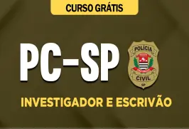 Curso online Curso Grátis PC-SP - Investigador e Escrivão - Nova Concursos