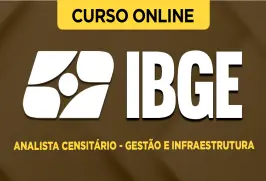 Curso online Curso IBGE - Analista Censitário - Gestão e Infraestrutura - Nova Concursos