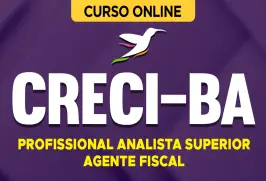 Curso online Curso CRECI-BA 2026 - Profissional Analista Superior - Agente Fiscal - Nova Concursos