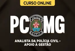 Curso online Curso PC-MG - Analista da Polícia Civil - Apoio à Gestão - Nova Concursos