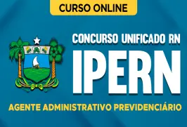 Curso online Curso Concurso Unificado RN 2026 - IPERN - Agente Administrativo Previdenciário - Nova Concursos