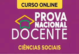 Curso online Curso PND 2026 - Prova Nacional Docente - Ciências Sociais - Nova Concursos