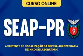 Curso online Curso SEAP-PR - Assistente de Fiscalização da Defesa Agropecuária - Técnico de Laboratório - Nova Concursos