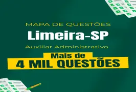 Produto Mapa de Questões Online - Pref. Limeira-SP - Auxiliar Administrativo - 4 Mil Questões - Nova Concursos