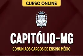 Curso online Curso Prefeitura de Capitólio-MG - Comum aos Cargos de Ensino Médio - Nova Concursos