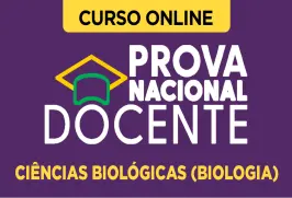 Curso online Curso PND 2026 - Prova Nacional Docente - Ciências Biológicas (Biologia) - Nova Concursos