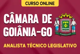 Curso online Curso Câmara de Goiânia-GO - Analista Técnico Legislativo - Nova Concursos