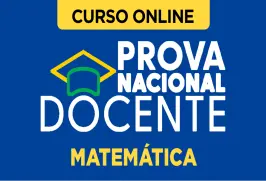 Curso online Curso PND 2026 - Prova Nacional Docente - Matemática - Nova Concursos