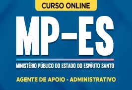 Curso online Curso MP-ES 2026 - Agente de Apoio - Administrativo - Nova Concursos