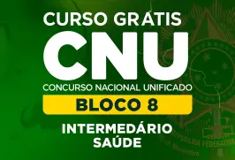 Curso online Curso Grátis CNU 2026 - Bloco 8 - Intermediário - Saúde - Nova Concursos