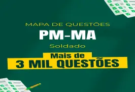 Produto Mapa de Questões Online - PM-MA - Soldado - 3 Mil Questões - Nova Concursos