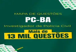 Produto Mapa de Questões Online - PC-BA - Investigador de Polícia Civil - 13 Mil Questões - Nova Concursos