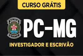 Curso online Curso Grátis PC-MG Investigador e Escrivão - Nova Concursos