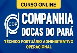 Curso online Curso Companhia Docas do Pará - Técnico Portuário Administrativo-Operacional - Nova Concursos