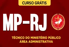 Curso online Curso Grátis MP-RJ - Técnico do Ministério Público - Área Administrativa - Nova Concursos