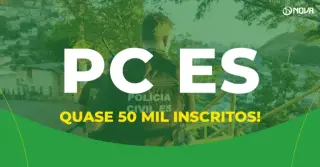 Concurso PC ES tem quase 50 mil inscritos para Oficial Investigador!