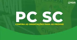 Concurso PC SC: veja orientações para as provas deste domingo (22)!