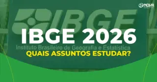 Quais assuntos devo estudar para o concurso do IBGE 2026?