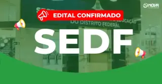 Concurso SEDF: 10 mil vagas confirmadas! Edital em 2026!