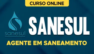 Curso online Curso SANESUL - Agente em Saneamento - Nova Concursos