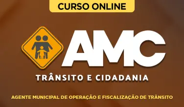 Curso online Curso AMC Fortaleza - Agente Municipal de Operação e Fiscalização de Trânsito - Nova Concursos