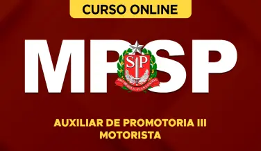 Curso online Curso MP-SP - Auxiliar de Promotoria III - Motorista - Nova Concursos