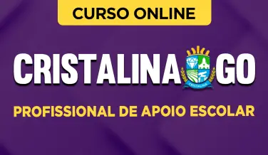 Curso online Prefeitura de Cristalina- GO 2026 - Profissional de Apoio Escolar - Nova Concursos