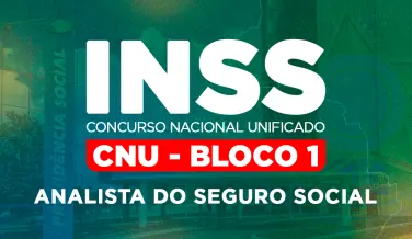 Curso online Curso INSS 2026 - Analista do Seguro Social - CNU - Bloco 1 - Nova Concursos