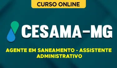 Curso online Curso Cesama-MG 2026 - Agente em Saneamento - Assistente Administrativo - Nova Concursos