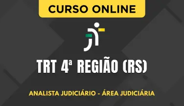 Curso online Curso TRT 4ª Região (RS) 2026 - Analista Judiciário - Área Judiciária - Nova Concursos