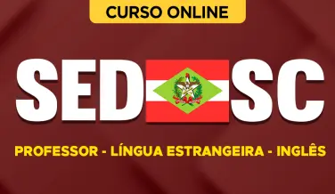 Curso online Curso SED-SC 2026 - Professor - Língua Estrangeira - Inglês - Nova Concursos