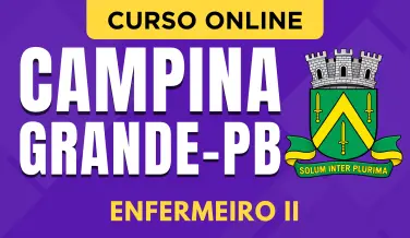Curso online Curso Prefeitura de Campina Grande 2026 - PB - Enfermeiro II - Nova Concursos
