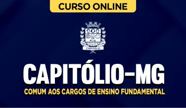 Curso online Curso Prefeitura de Capitólio-MG - Comum aos Cargos de Ensino Fundamental - Nova Concursos