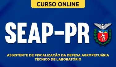 Curso online Curso SEAP-PR - Assistente de Fiscalização da Defesa Agropecuária - Técnico de Laboratório - Nova Concursos