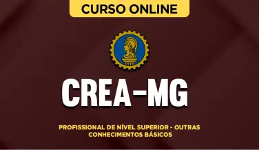 Curso online Curso CREA-MG 2026 - Profissional de Nível Superior - Outras - Conhecimentos Básicos - Nova Concursos