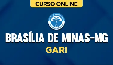 Curso online Curso Prefeitura de Brasília de Minas-MG - Gari - Nova Concursos