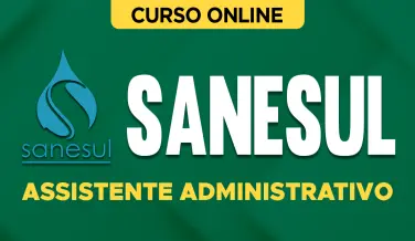 Curso online Curso SANESUL - Assistente Administrativo - Nova Concursos