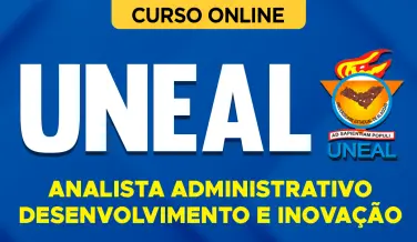 Curso online Curso UNEAL 2026 - Analista Administrativo - Desenvolvimento e Inovação - Nova Concursos