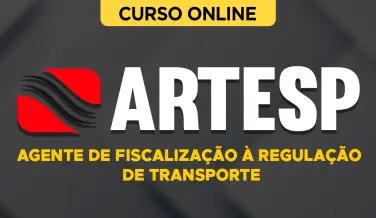 Curso online Curso ARTESP - Agente de Fiscalização à Regulação de Transporte - Nova Concursos