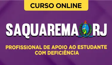 Curso online Curso Prefeitura de Saquarema - RJ 2026 - Profissional de Apoio ao Estudante com Deficiência - Nova Concursos