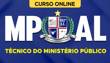 Curso online Curso MP-AL 2026 - Técnico do Ministério Público - Nova Concursos