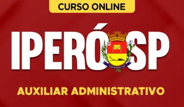 Curso online Curso Prefeitura de Iperó-SP - Auxiliar Administrativo - Nova Concursos