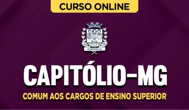 Curso online Curso Prefeitura de Capitólio-MG - Comum aos Cargos de Ensino Superior - Nova Concursos