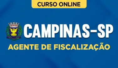Curso online Curso Prefeitura de Campinas-SP - Agente de Fiscalização - Nova Concursos