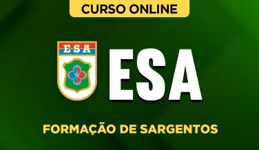 Curso online Curso ESA - Formação de Sargentos - Área Combatente/Logística e Aviação - Nova Concursos