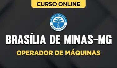 Curso online Curso Prefeitura de Brasília de Minas-MG - Operador de Máquinas - Nova Concursos
