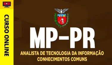 Curso online Curso MP-PR - Analista de Tecnologia da Informação - Conhecimentos Comuns - Nova Concursos